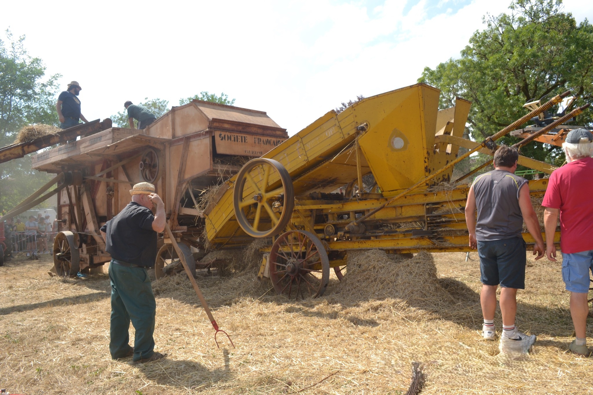 Battage à l'ancienne à Beauregard, Beauregard - photo 2