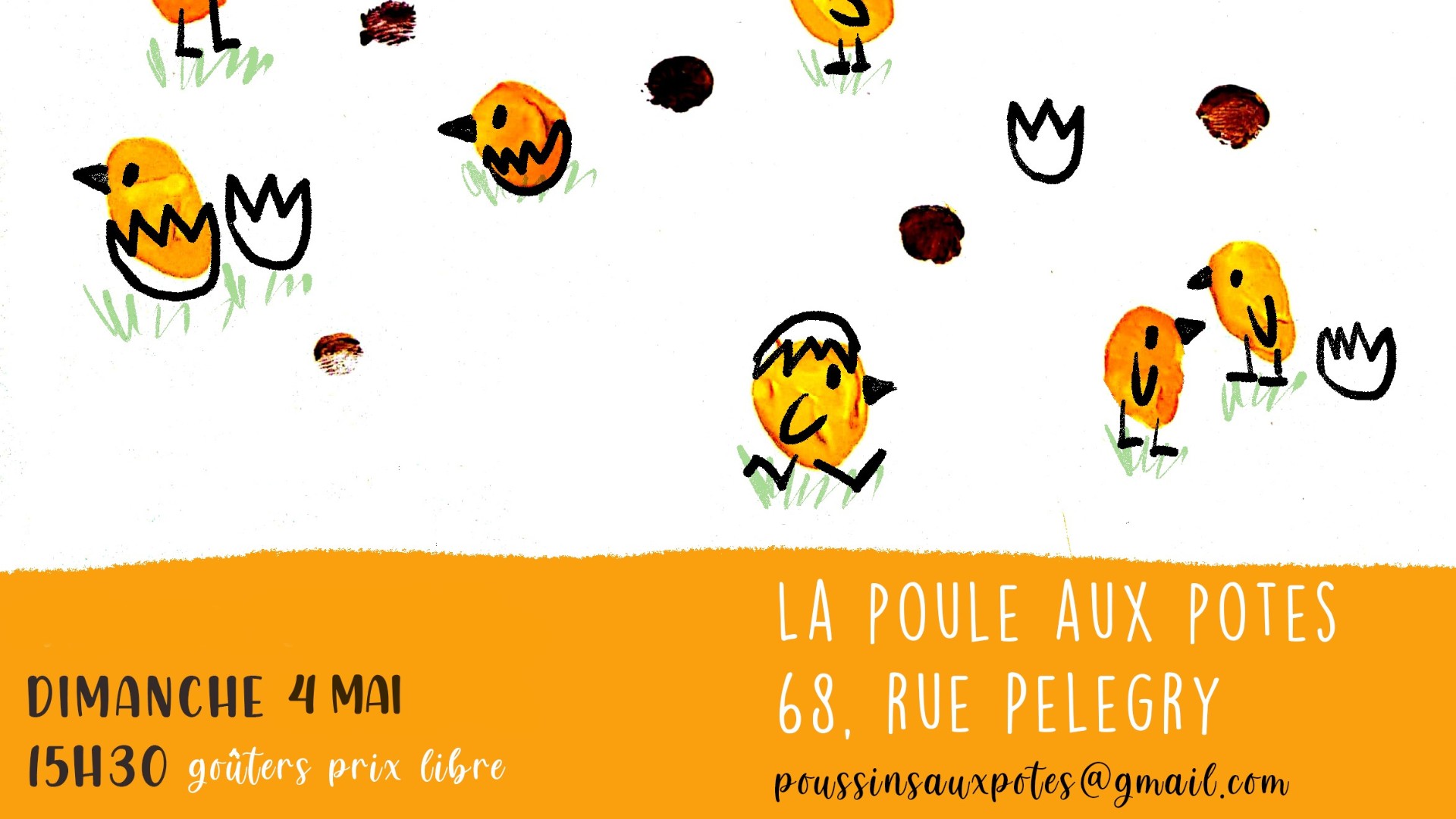 Les poussins aux potes: le retour