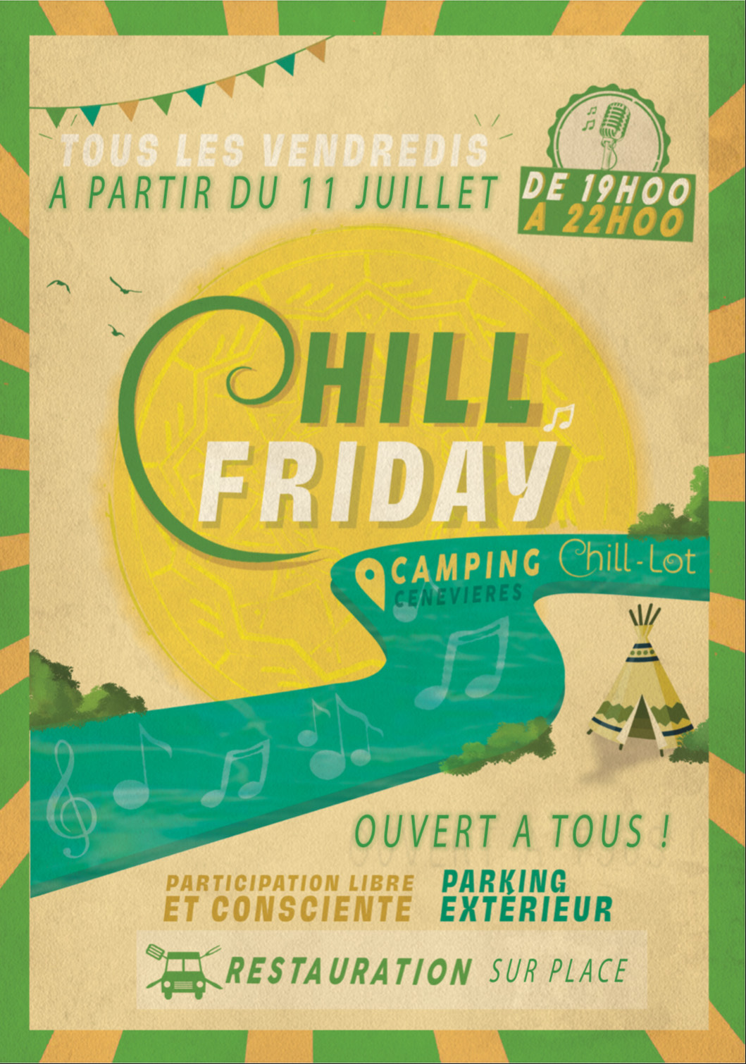 Chill Friday au camping Chill-Lot