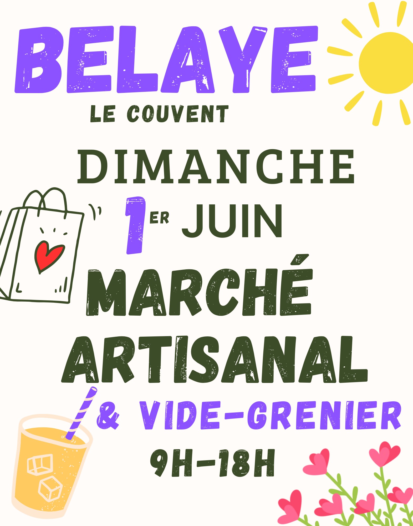 Marché artisanal et vide greniers
