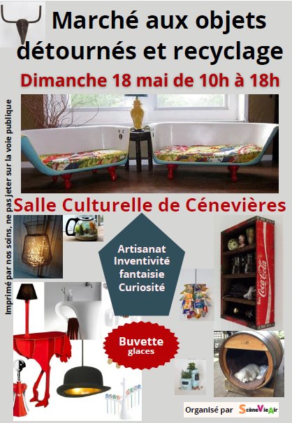 Marché aux objets détournés et recyclage