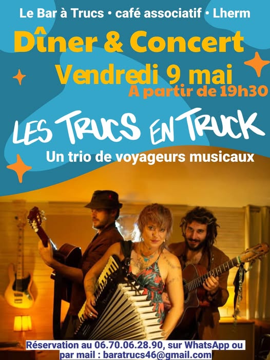 Concert au Bar à Trucs: les Trucs en Truck