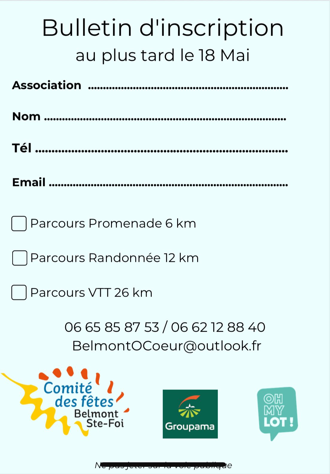 Les randos-vous de Belmont-Sainte-Foi, Belmont-Sainte-Foi