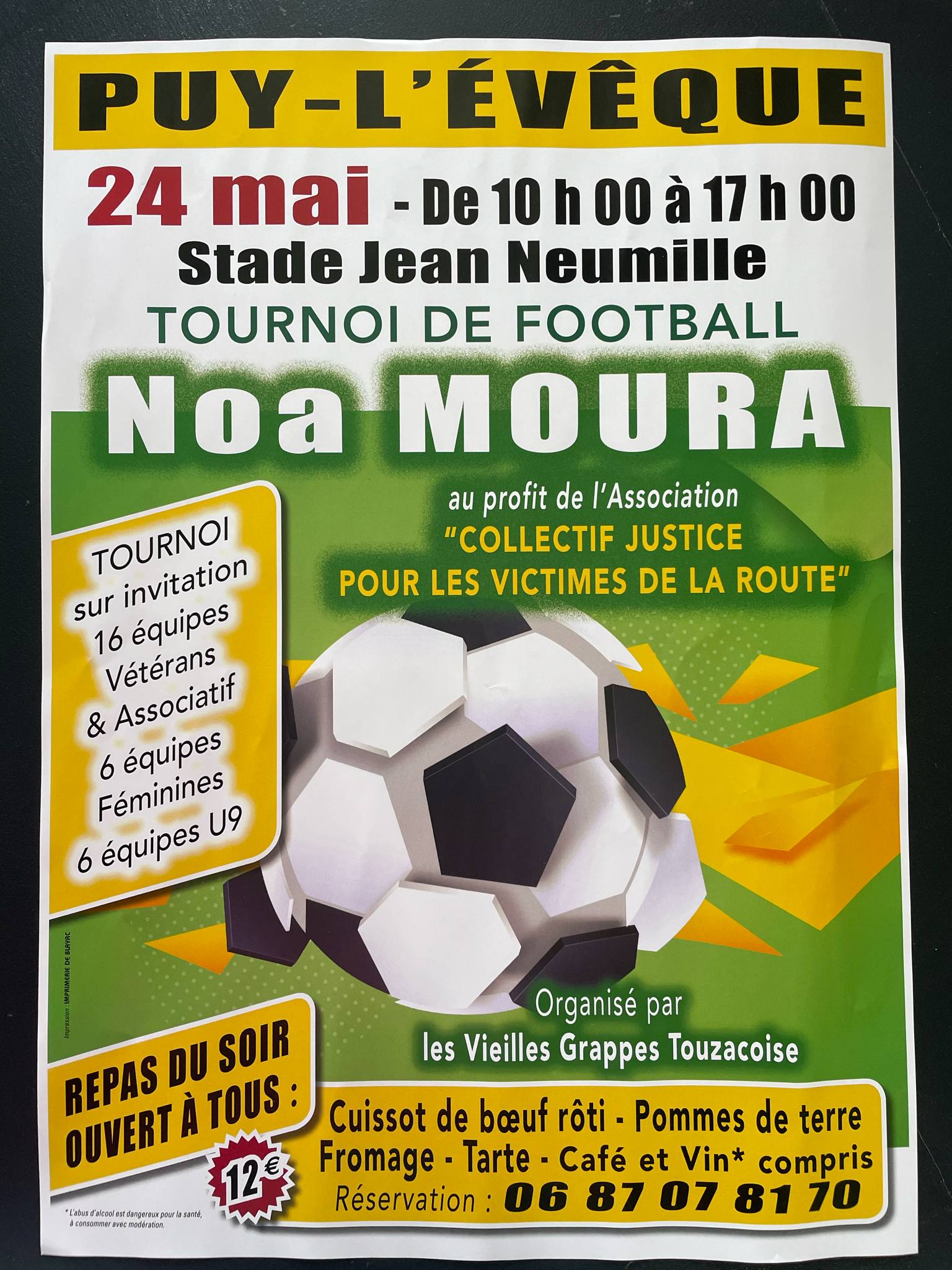 Tournoi de foot Noa Moura à Puy-l'Evêque