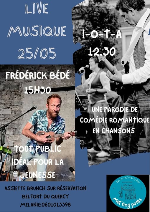 Concert fête des mères au Mel'ting potes: I-O-T-A et Frédérick Bédé