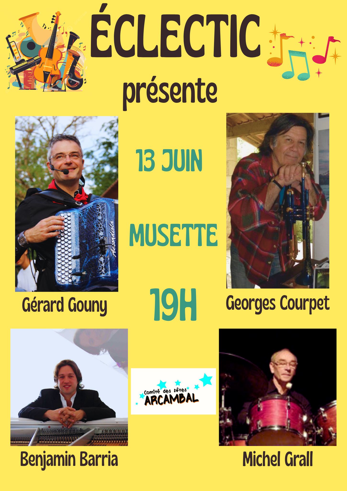 Festival des musiques : Les Éclectic, Arcambal - photo 4