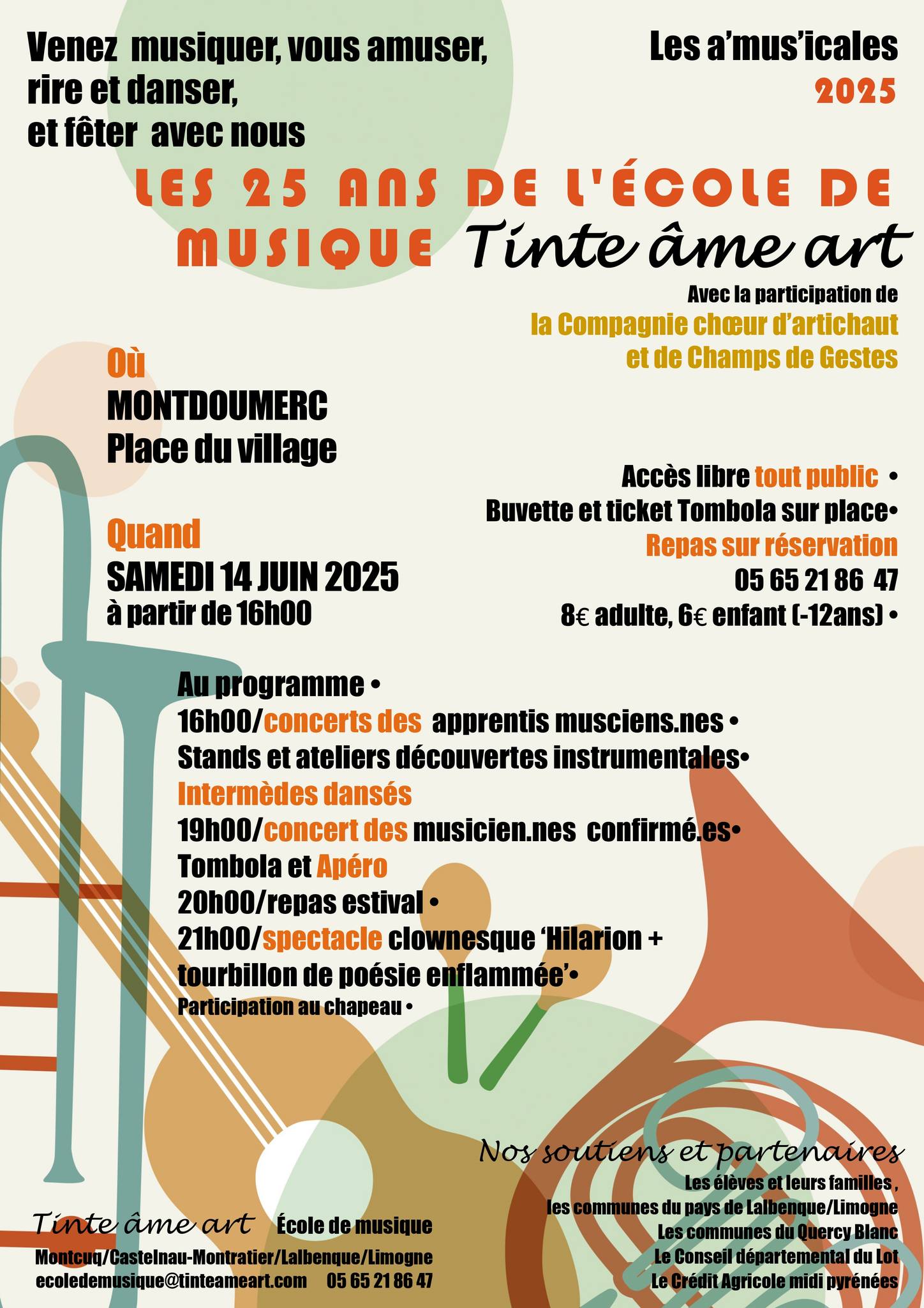 Les 25 ans de l'école de musique Tinte Âme Art
