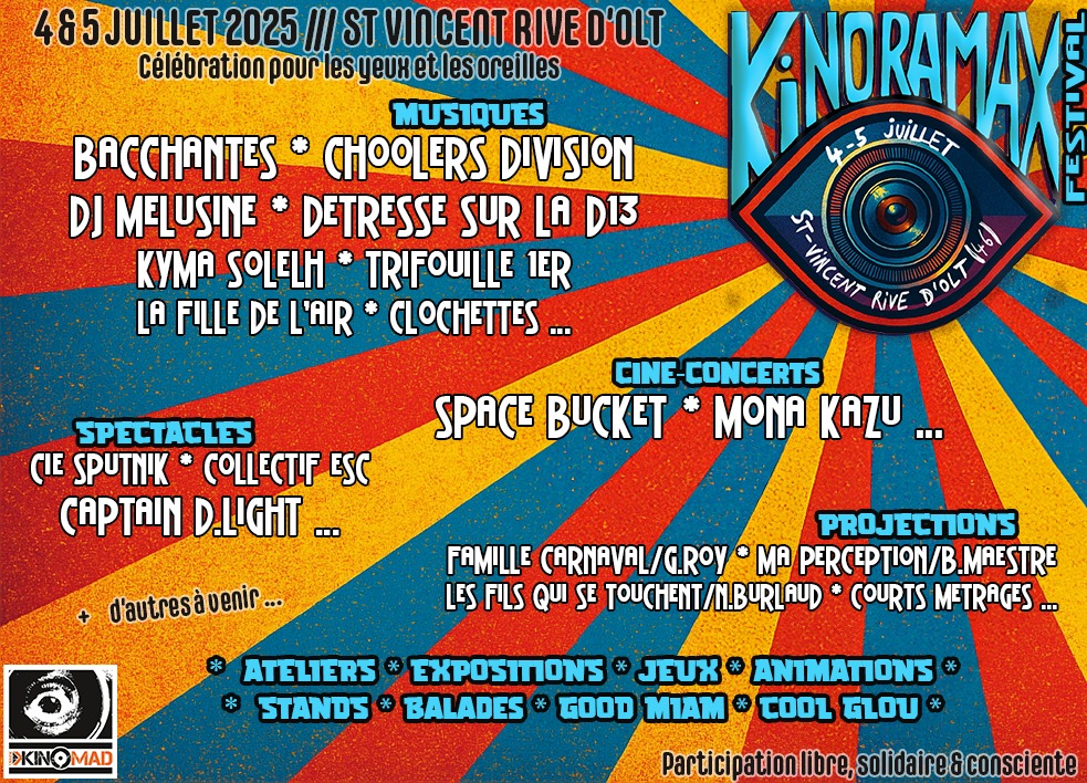 Kinoramax Festival, Saint-Vincent-Rive-d'Olt