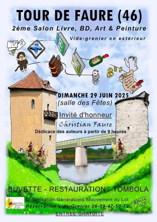 Salon du livre, BD, arts et peintures