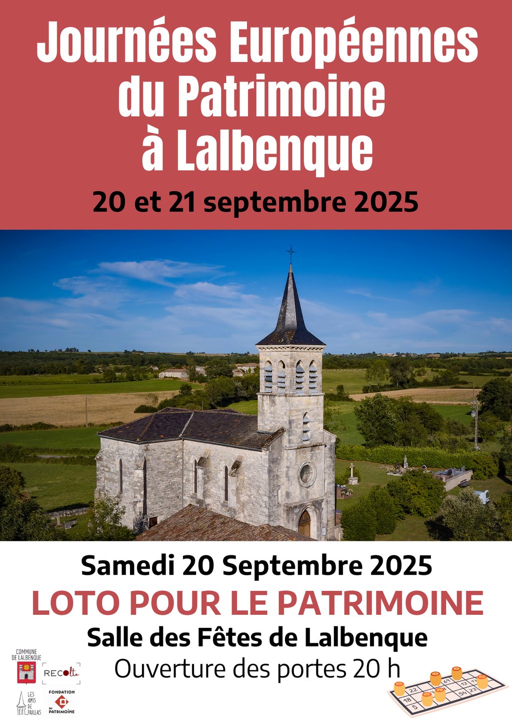 Loto pour le patrimoine à Lalbenque