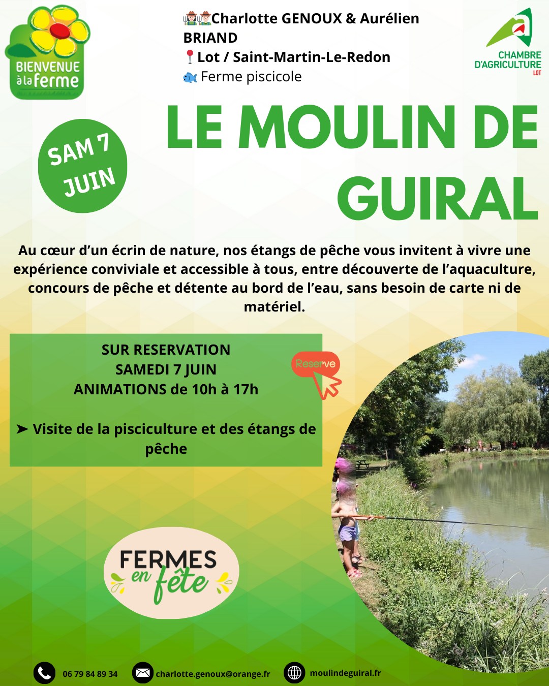 Fermes en Fête : Pisciculture du Moulin de Guiral, Saint-Martin-le-Redon - photo 3