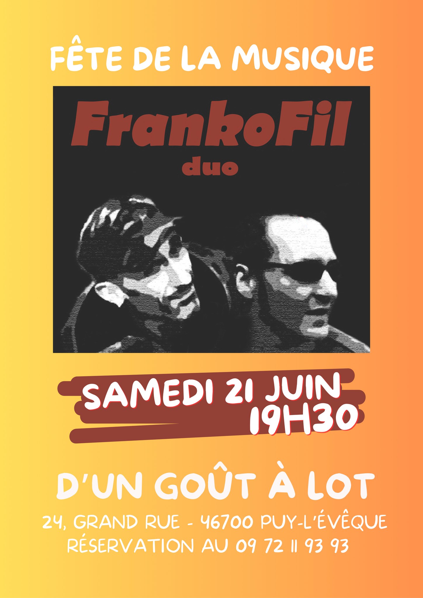 Fête de la musique au restaurant D'un Goût à Lot