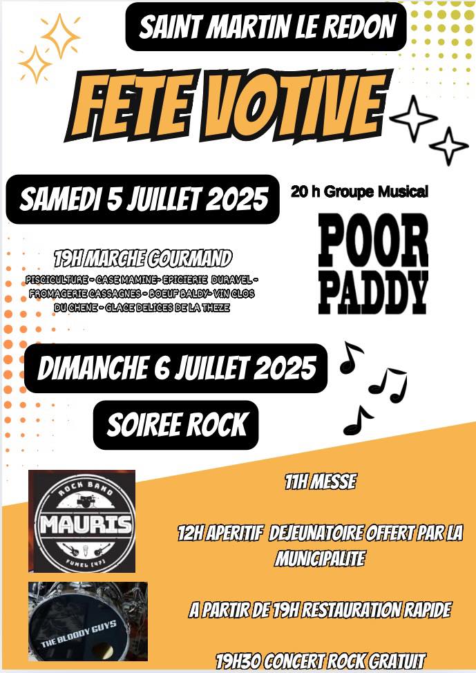 Fête votive de Saint-Martin-Le-Redon