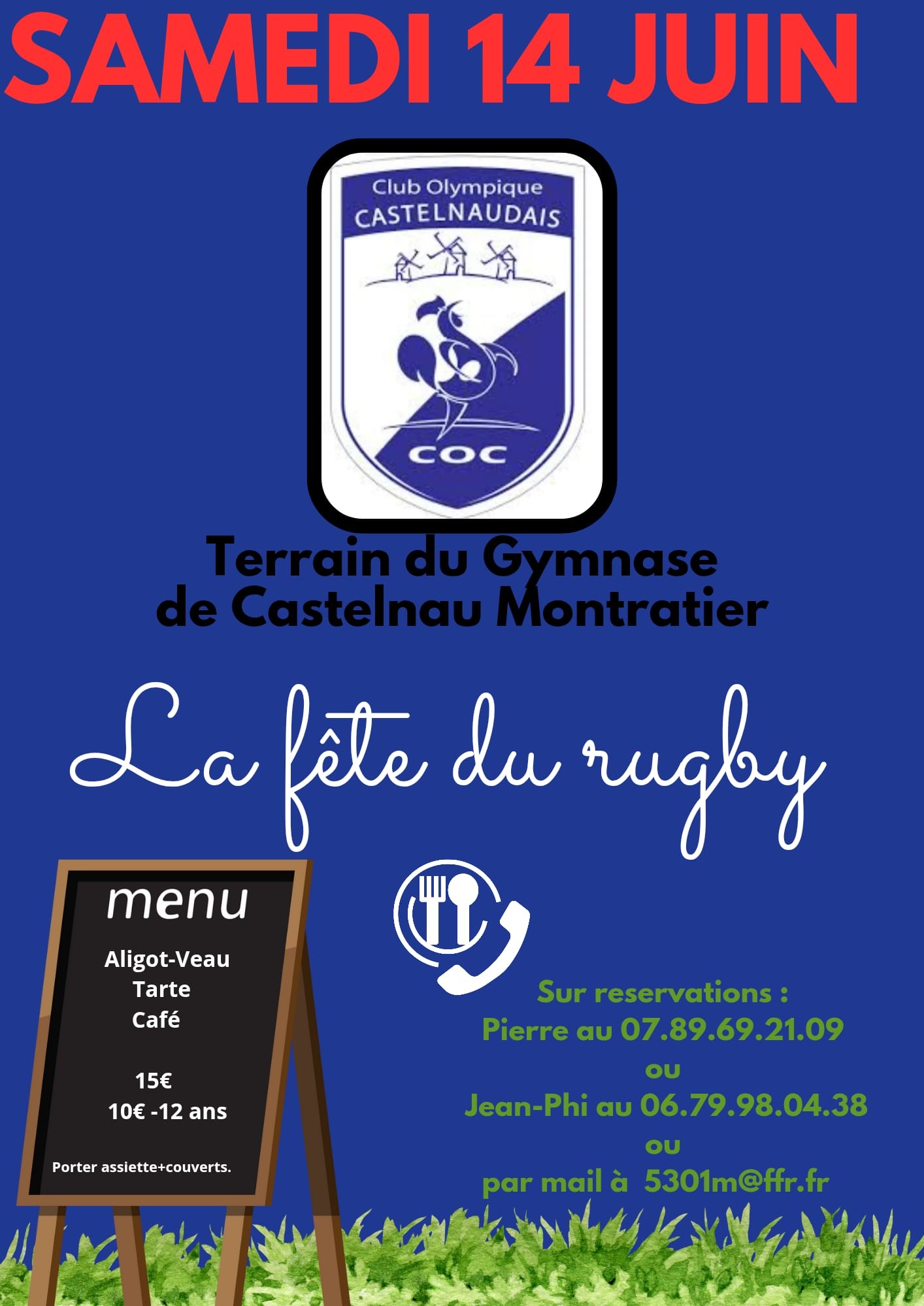 Fête du club de rugby de Castelnau-Montratier