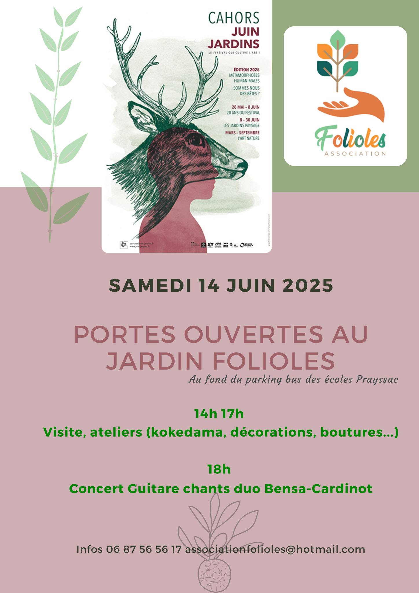 Les Rendez-vous aux Jardins: le jardin des Folioles à Prayssac