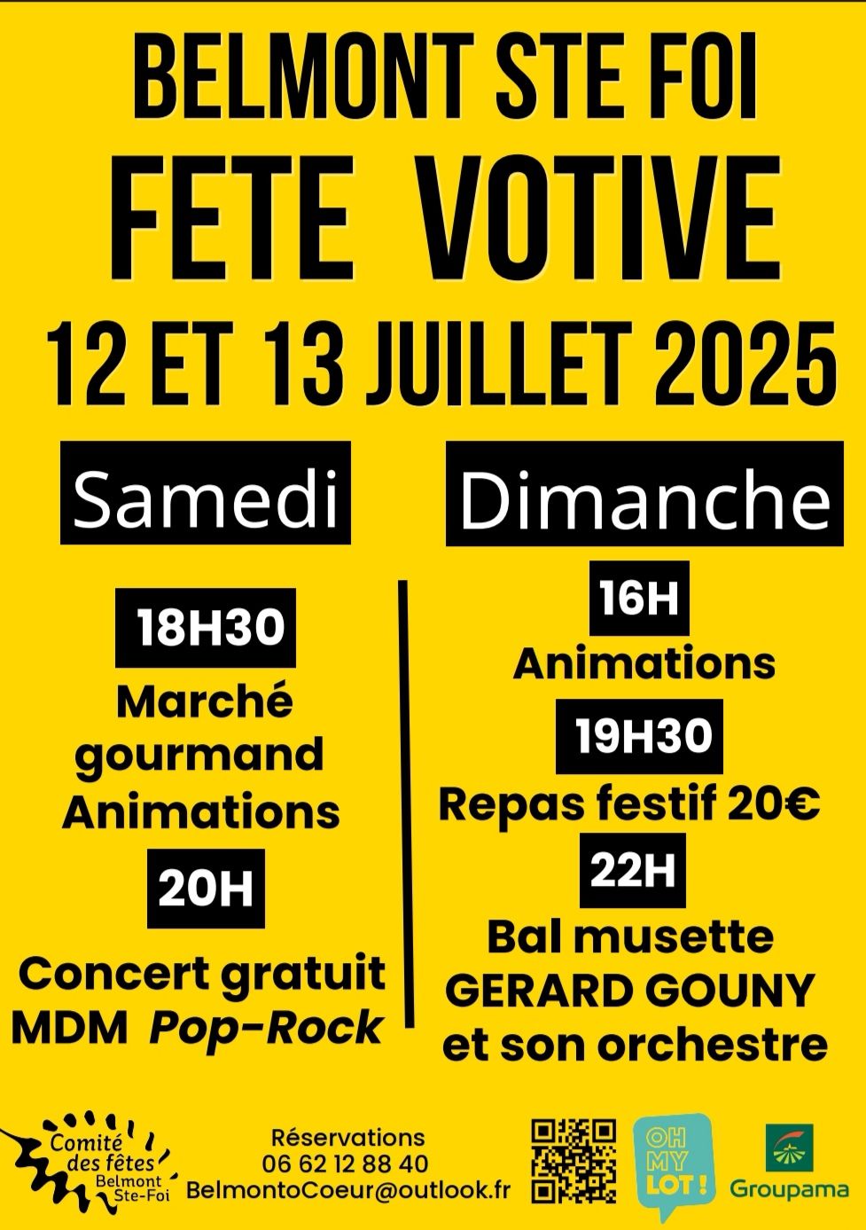 Fête votive de Belmont Sainte-Foi