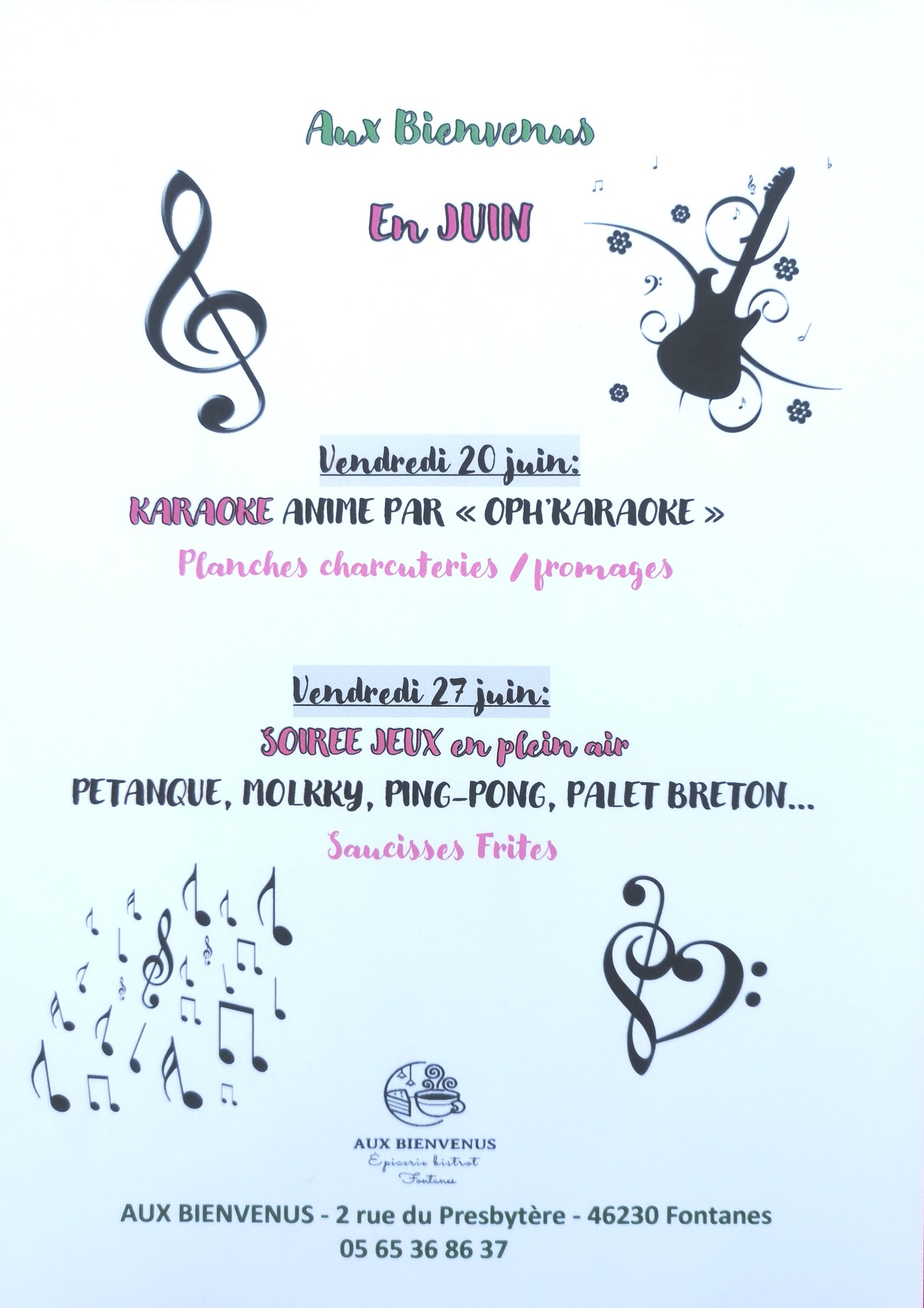 Karaoké aux Bienvenus pour la Fête de la Musique