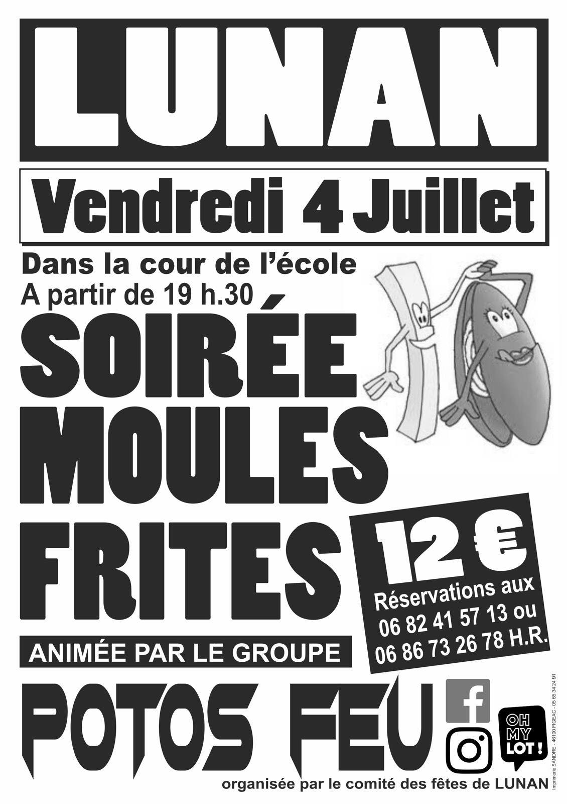 Soirée moules frites de Lunan, Lunan - photo 2