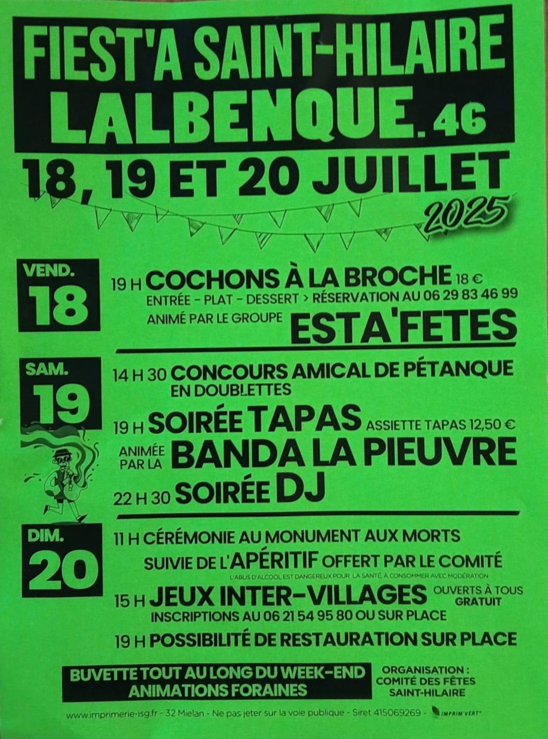 Fête Votive de Saint-Hilaire