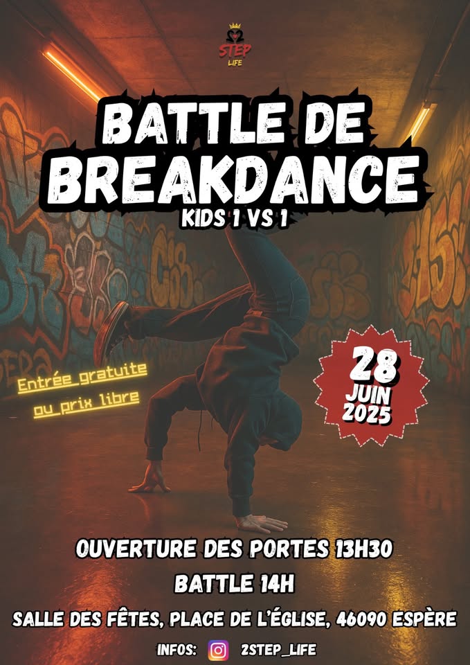 Battle de Breakdance enfants