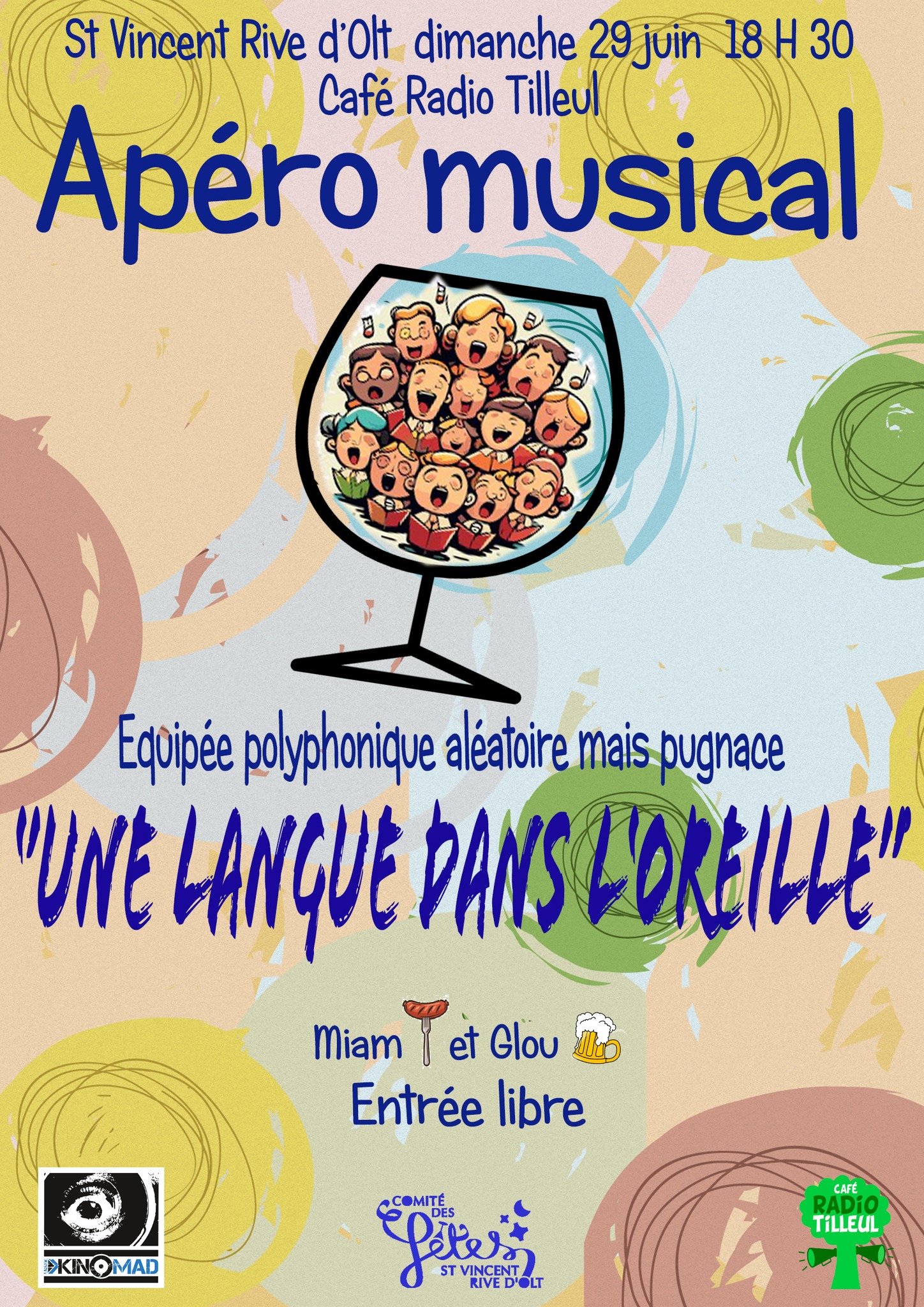 Apéro musical au café Radio Tilleul