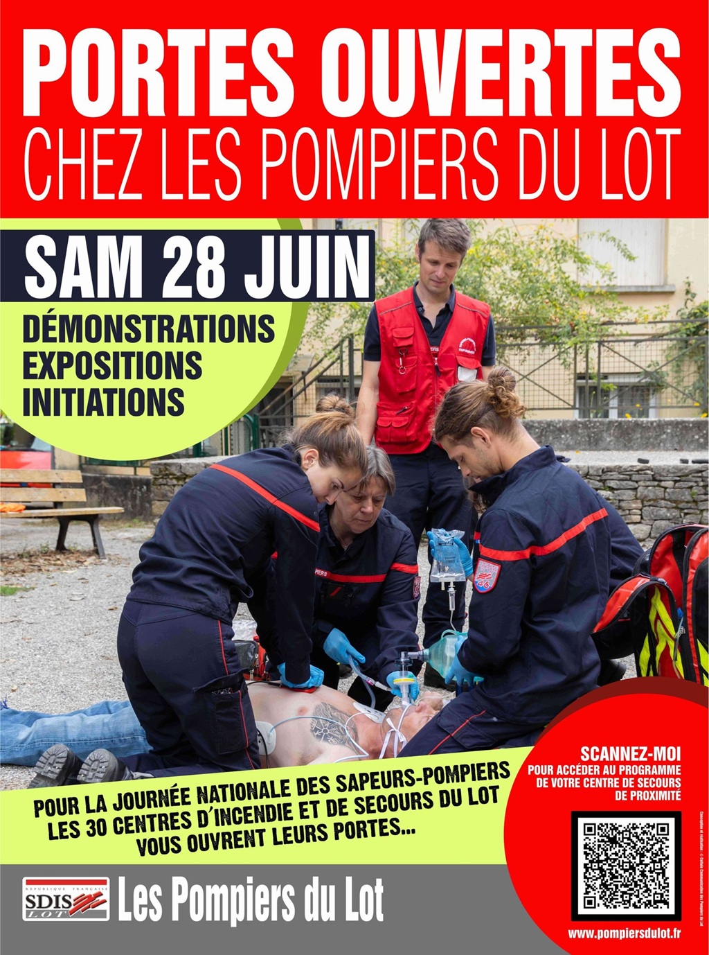 Les pompiers du Lot vous ouvrent leurs portes à Figeac