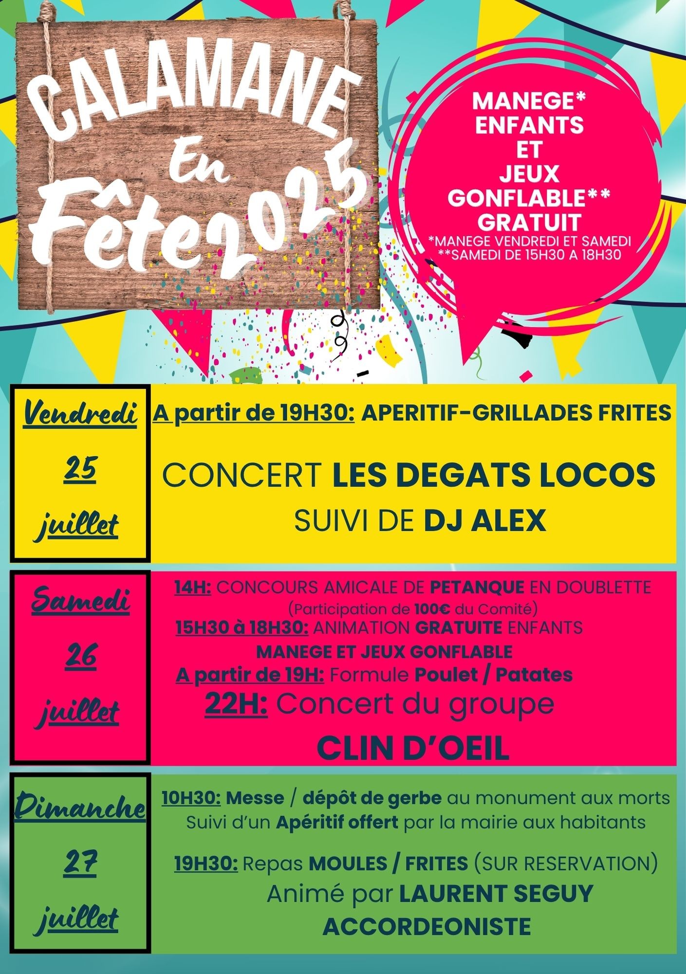 Fête Votive de Calamane