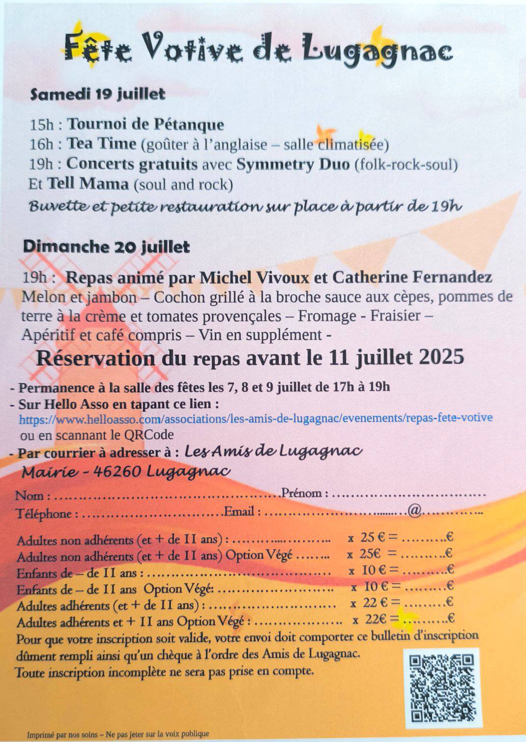 Fête votive de Lugagnac, Lugagnac