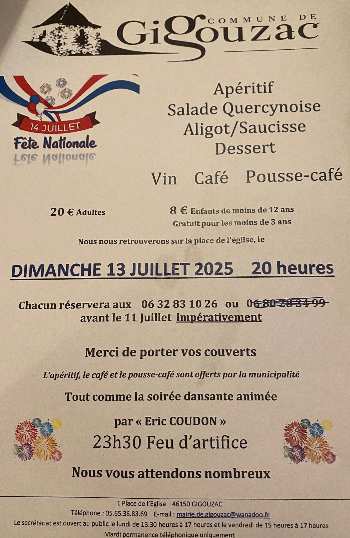 Fête nationale à Gigouzac