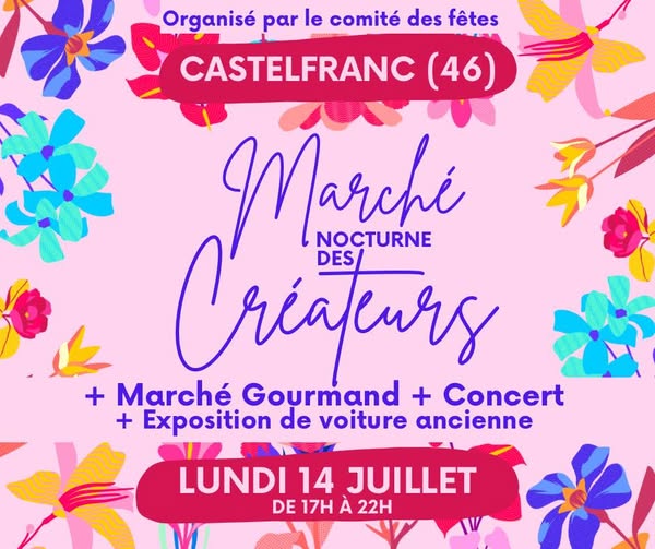 Marché gourmand & de créateurs à Castelfranc