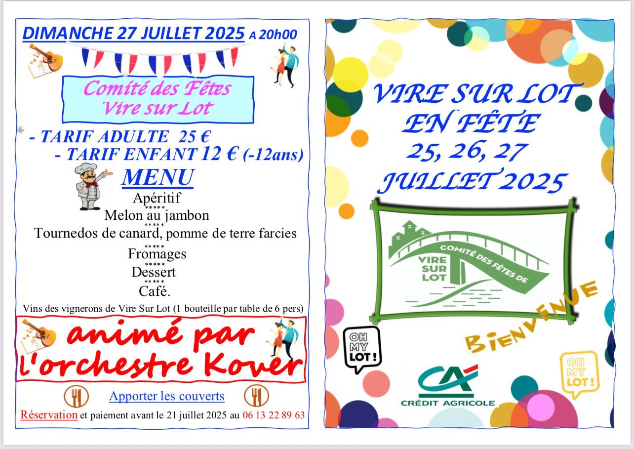 Fête votive de Vire Sur-Lot