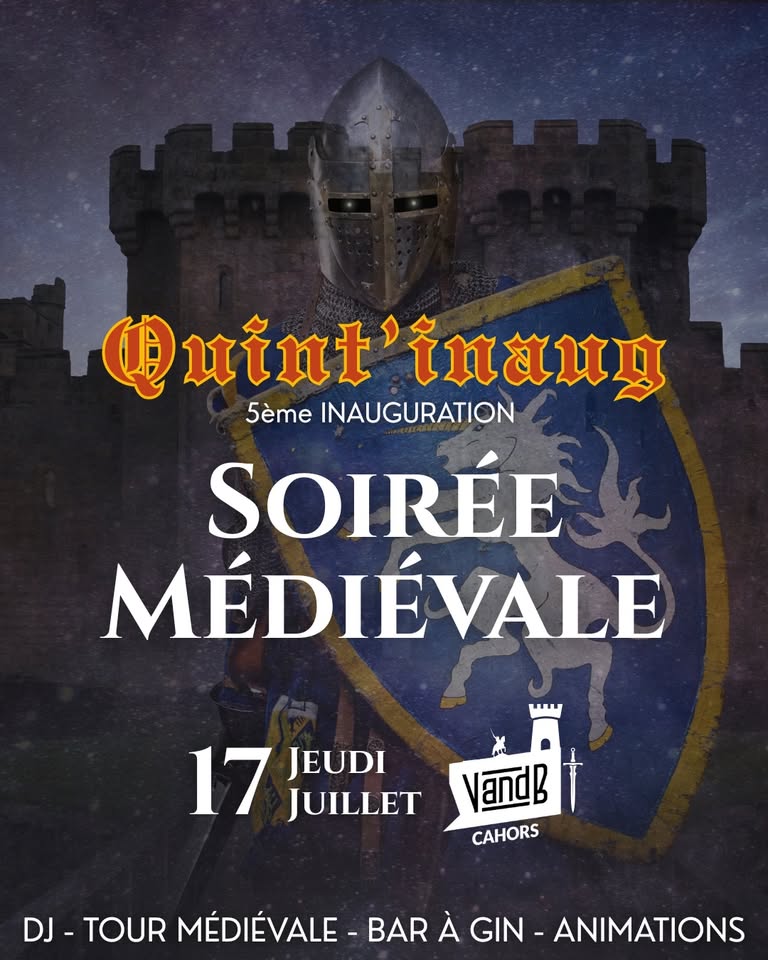 Soirée médiévale au V and B