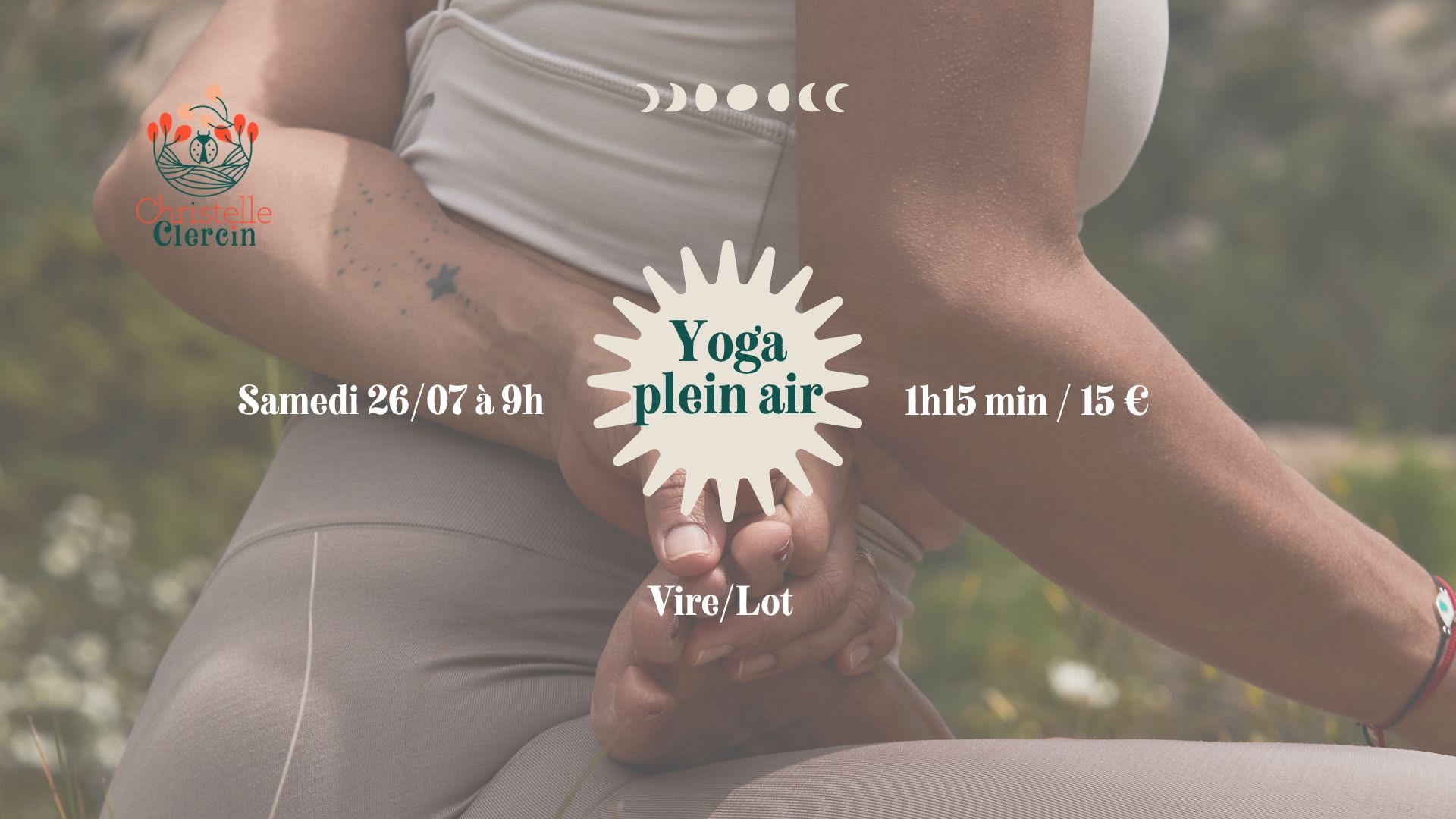 Yoga en extérieur à Vire-sur-Lot