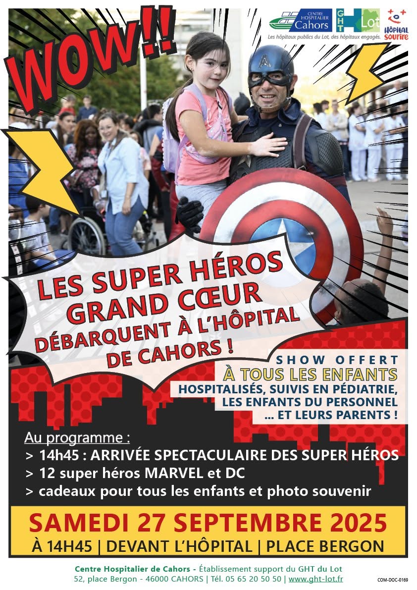 Les super héros à Cahors