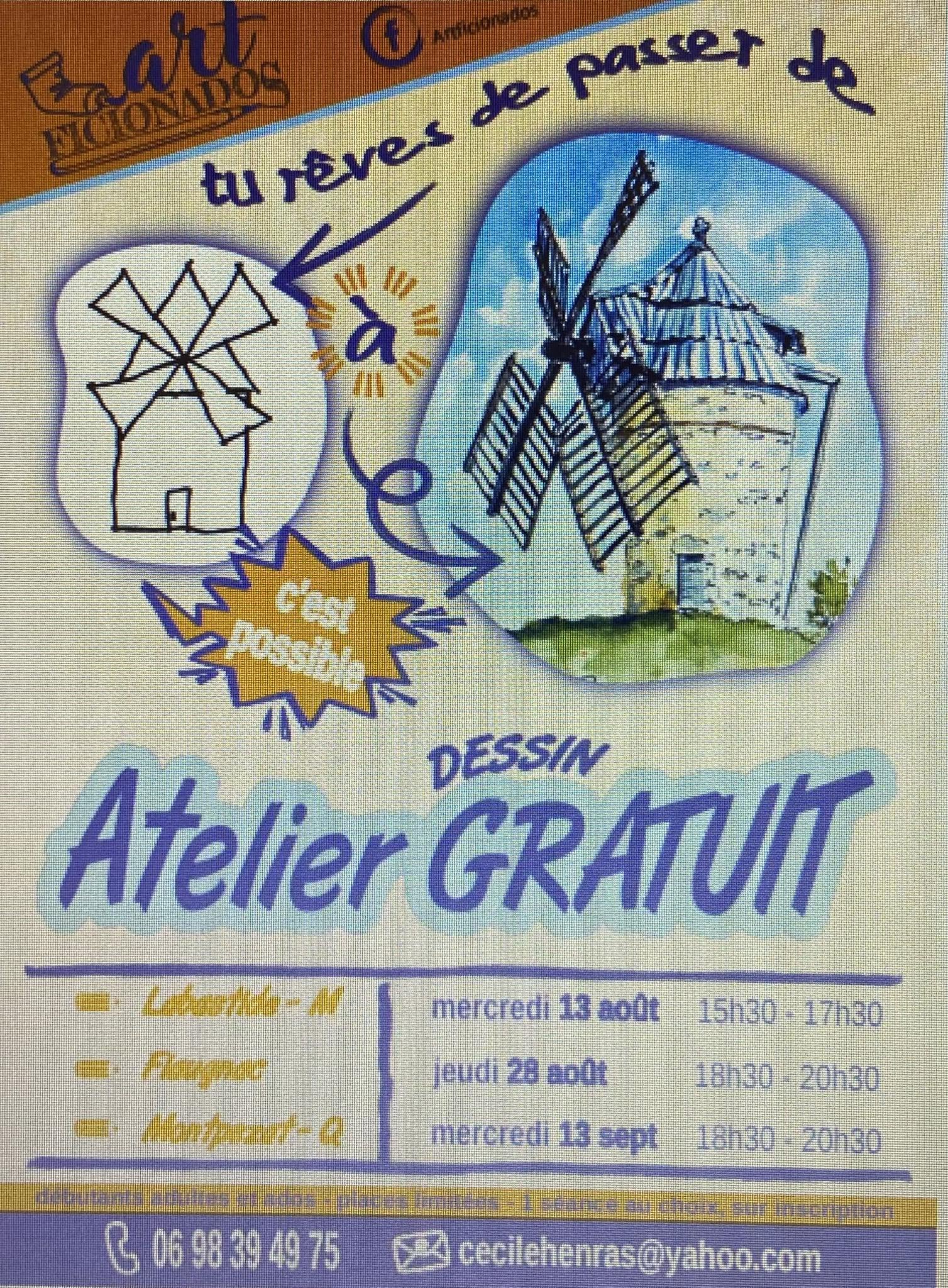 Atelier dessin au 3ème Lieu