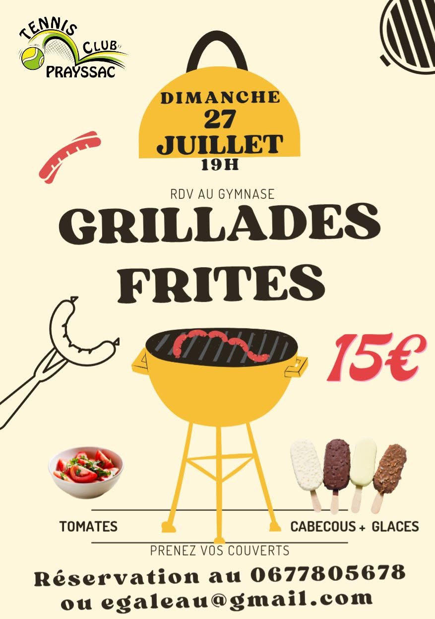 Repas du tennis