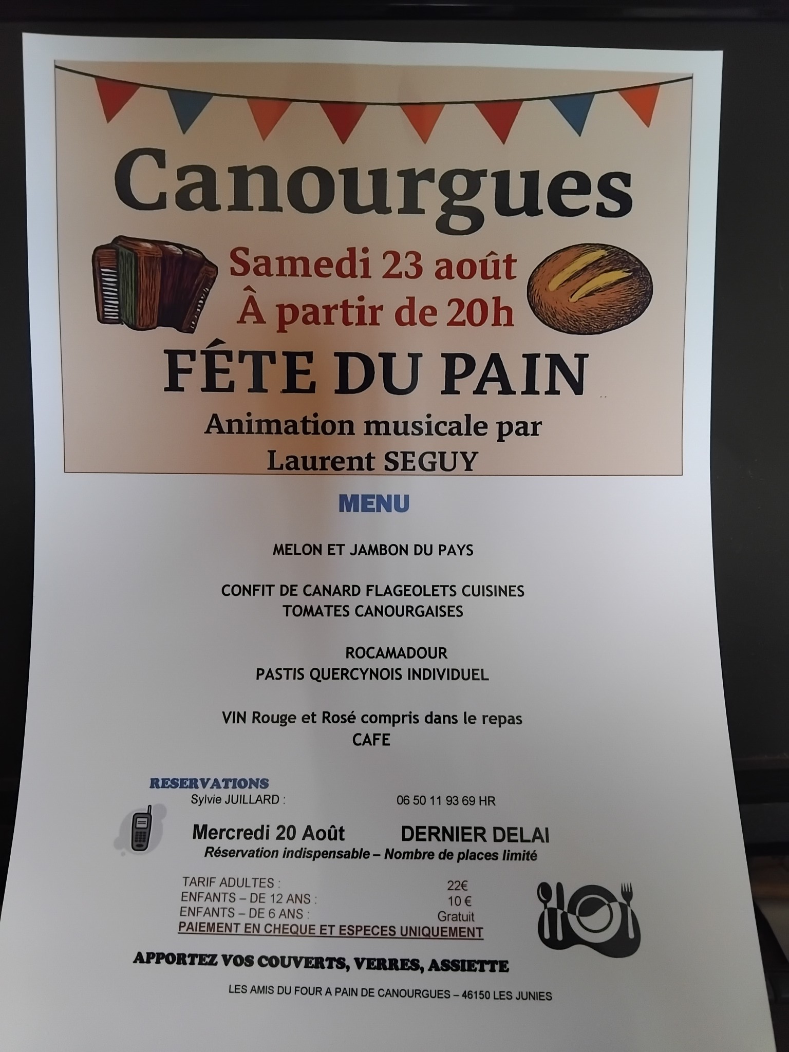 Fête du pain à Canourgues (Les Junies)