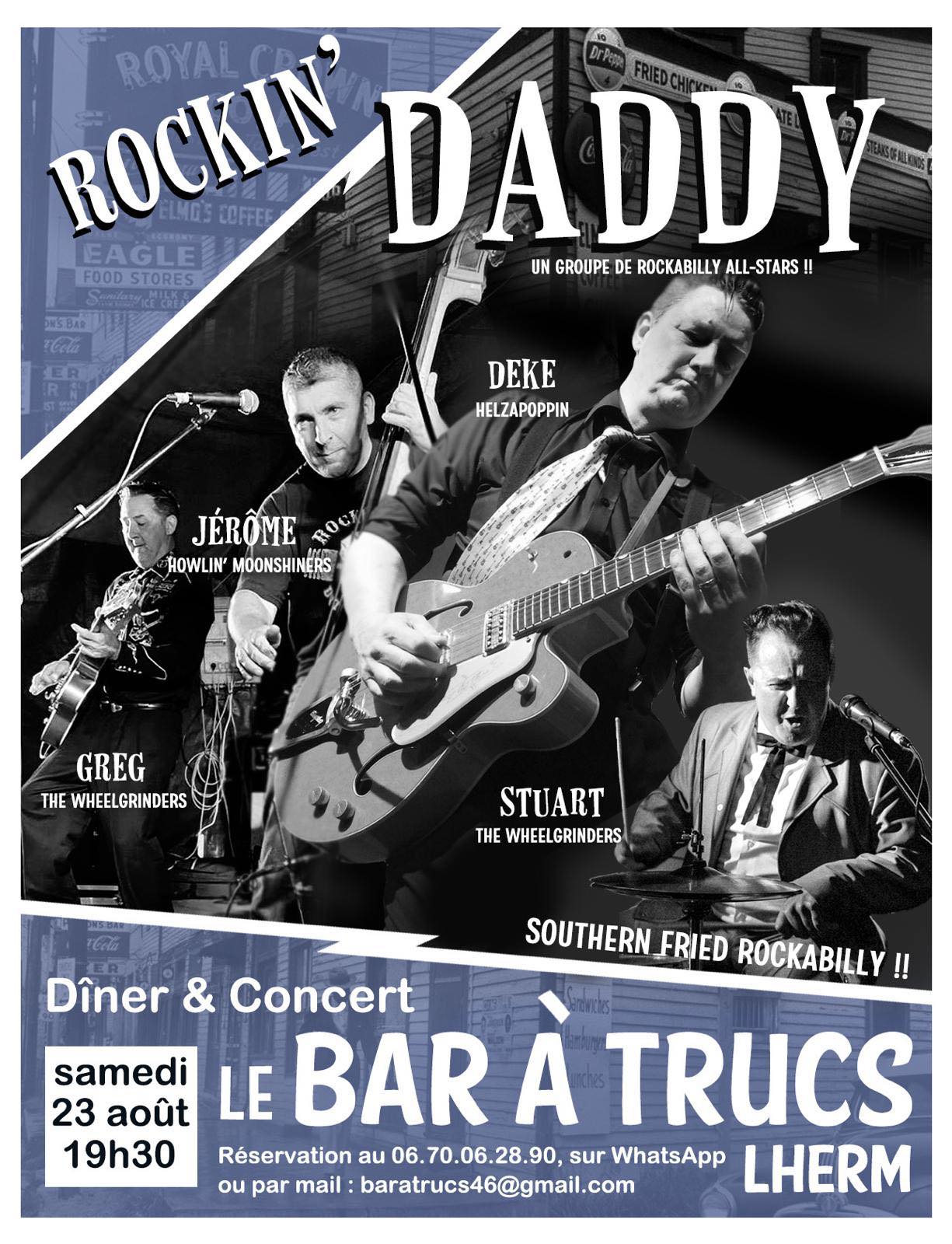 Concert au Bar à Trucs: Rockin' daddy