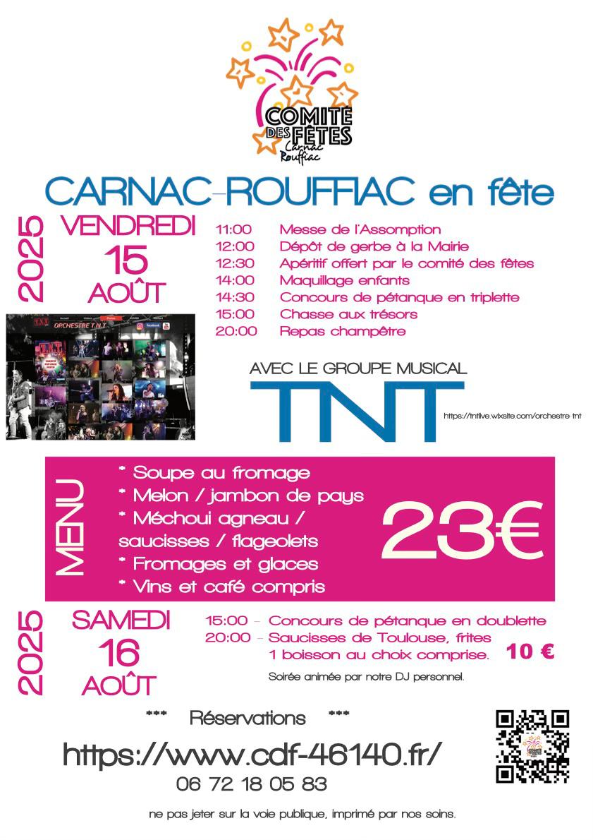 Fête Votive de Carnac-Rouffiac