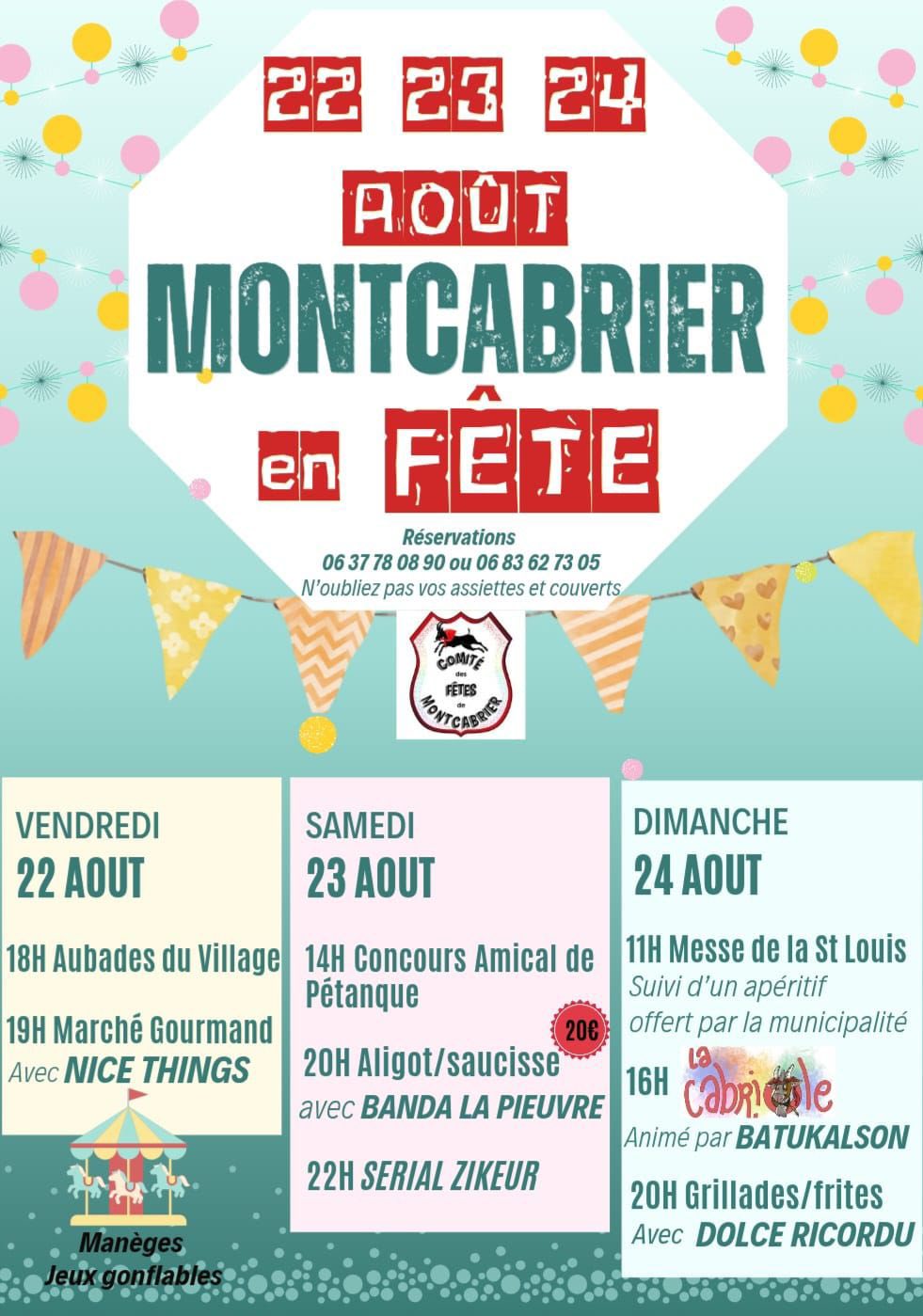 Fête votive de Montcabrier