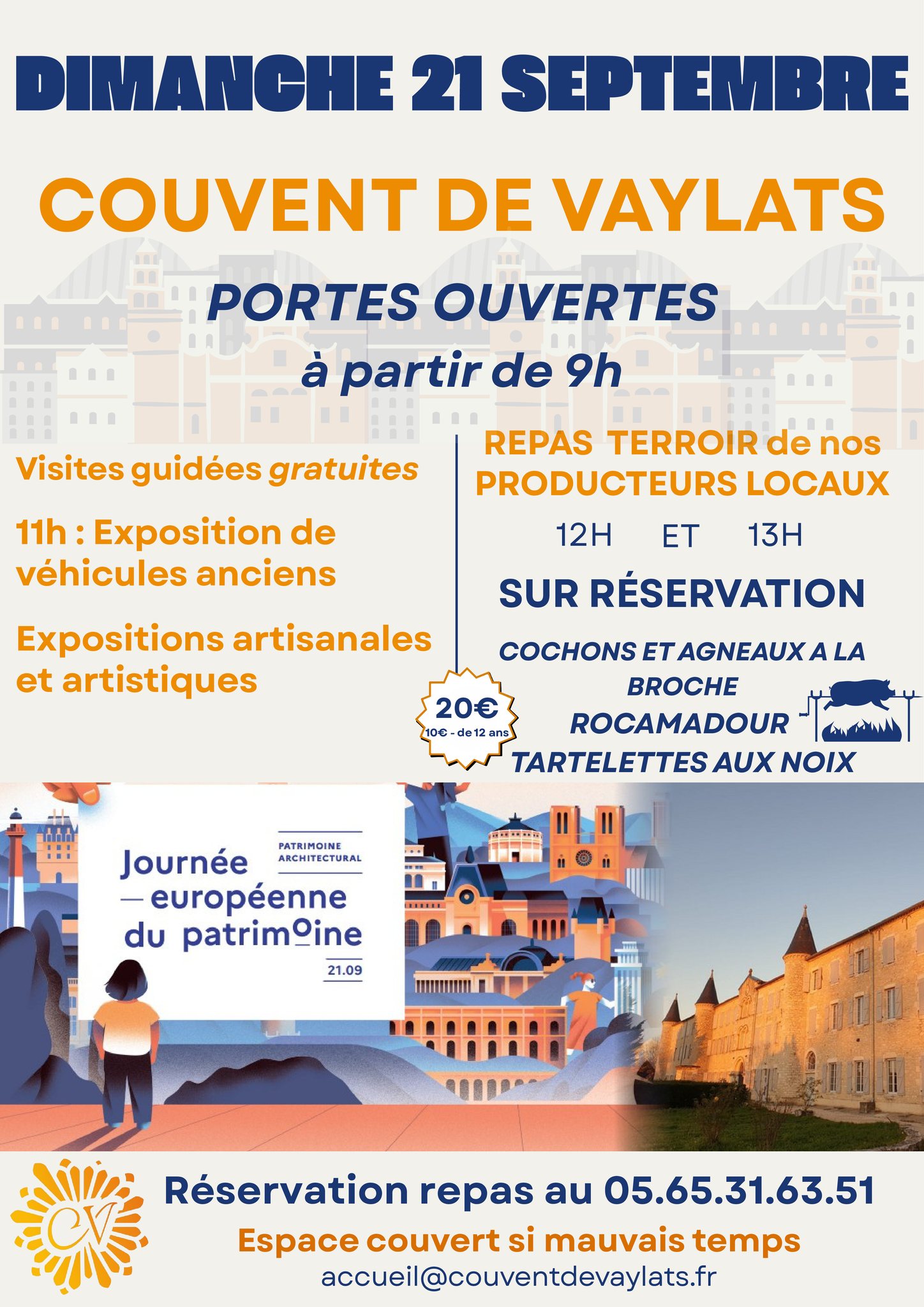 Visites guidées au couvent de Vaylats
