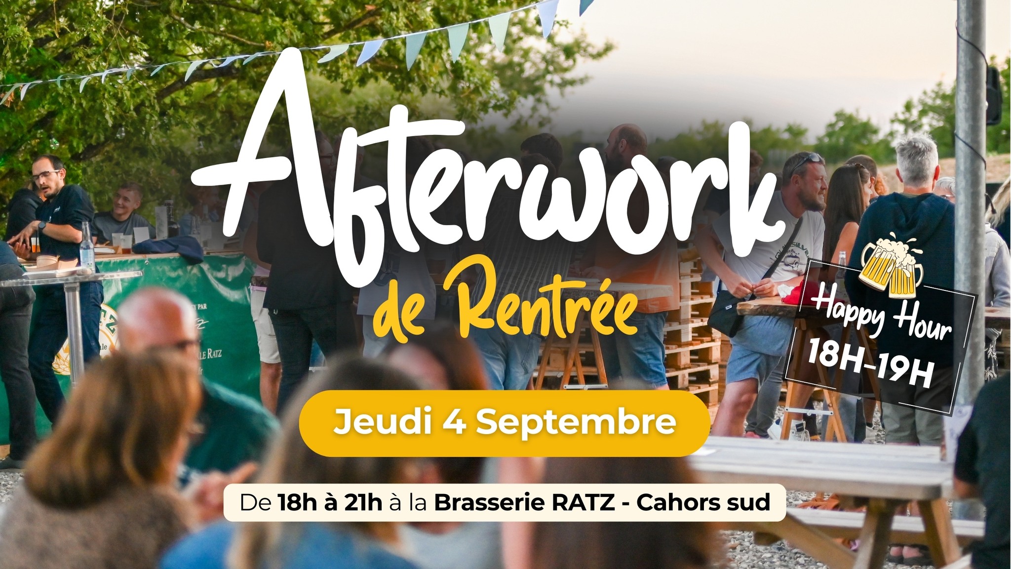 Afterwork de rentrée chez Ratz