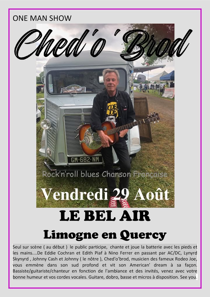 Concert au camping Bel Air : Ched'O'Brod
