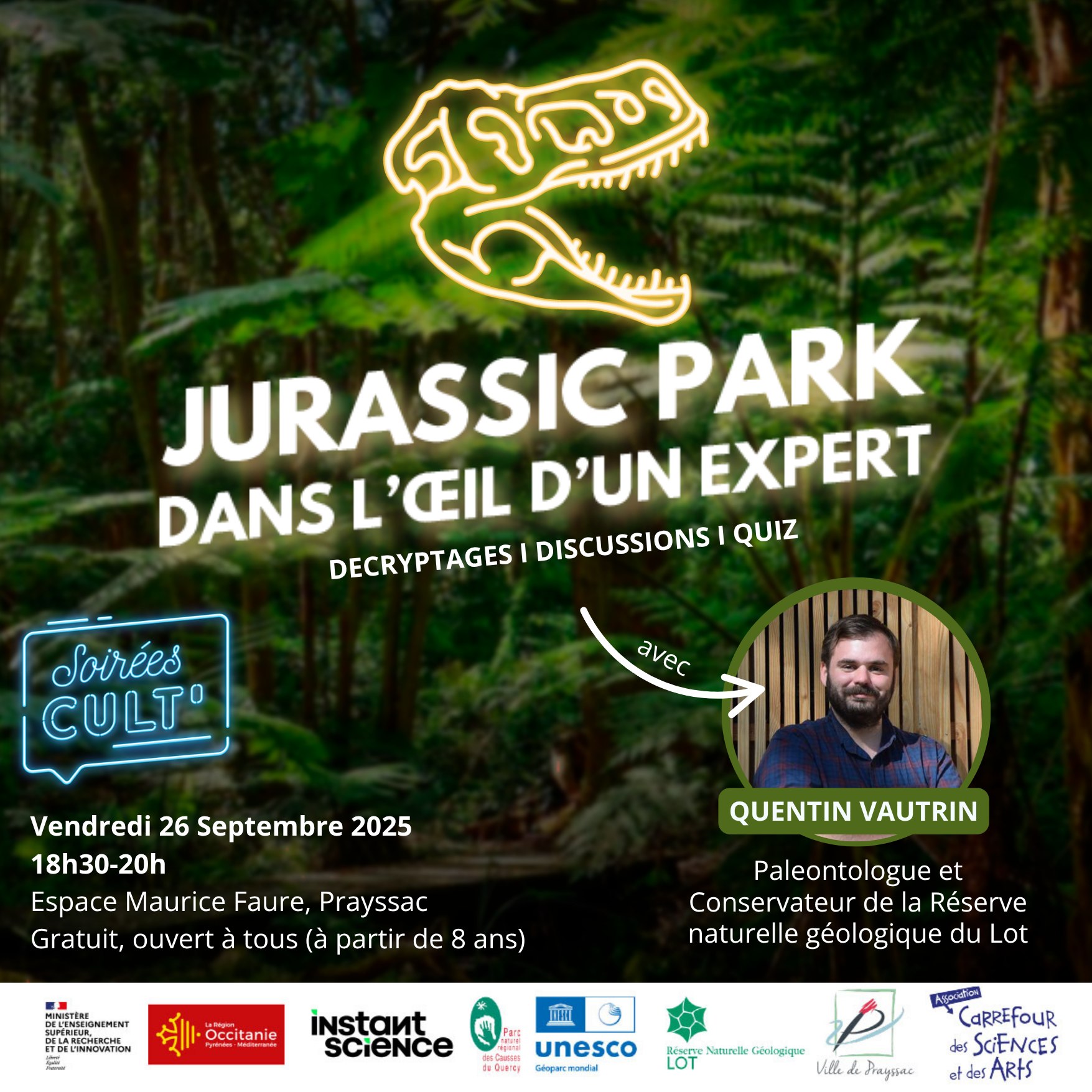 Soirée cult' Jurassic Park
