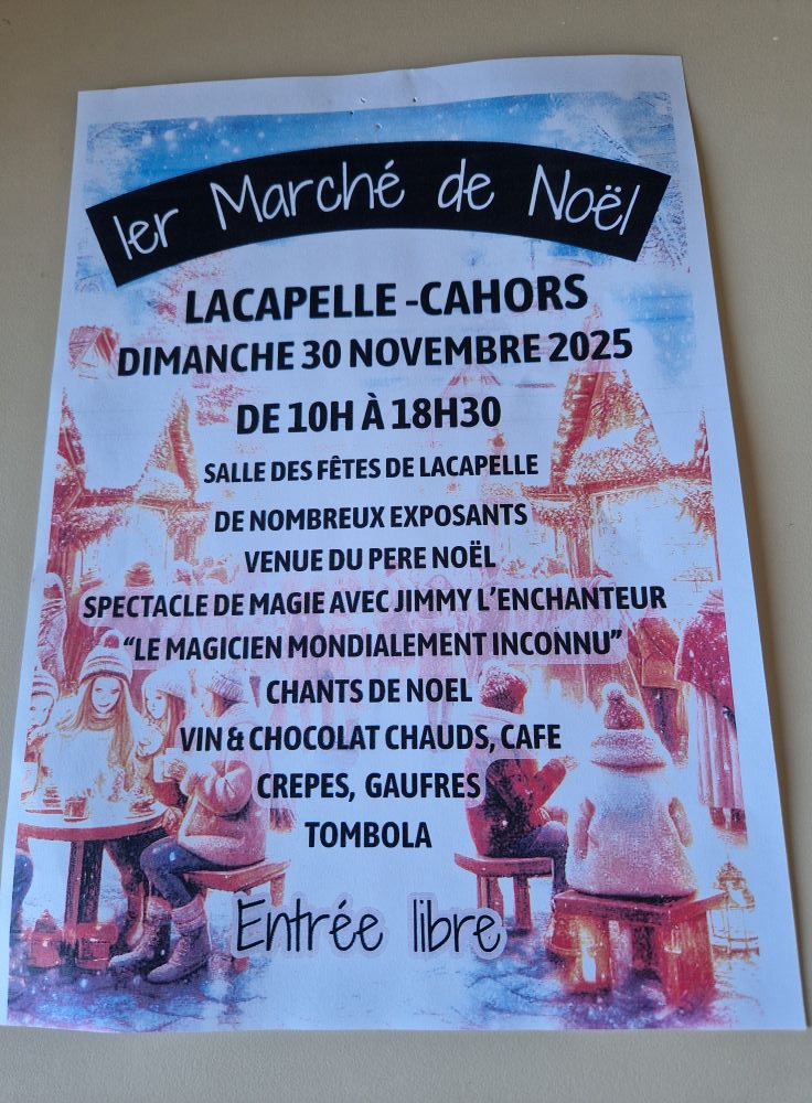 Marché de Noël à Lacapelle (Cahors)