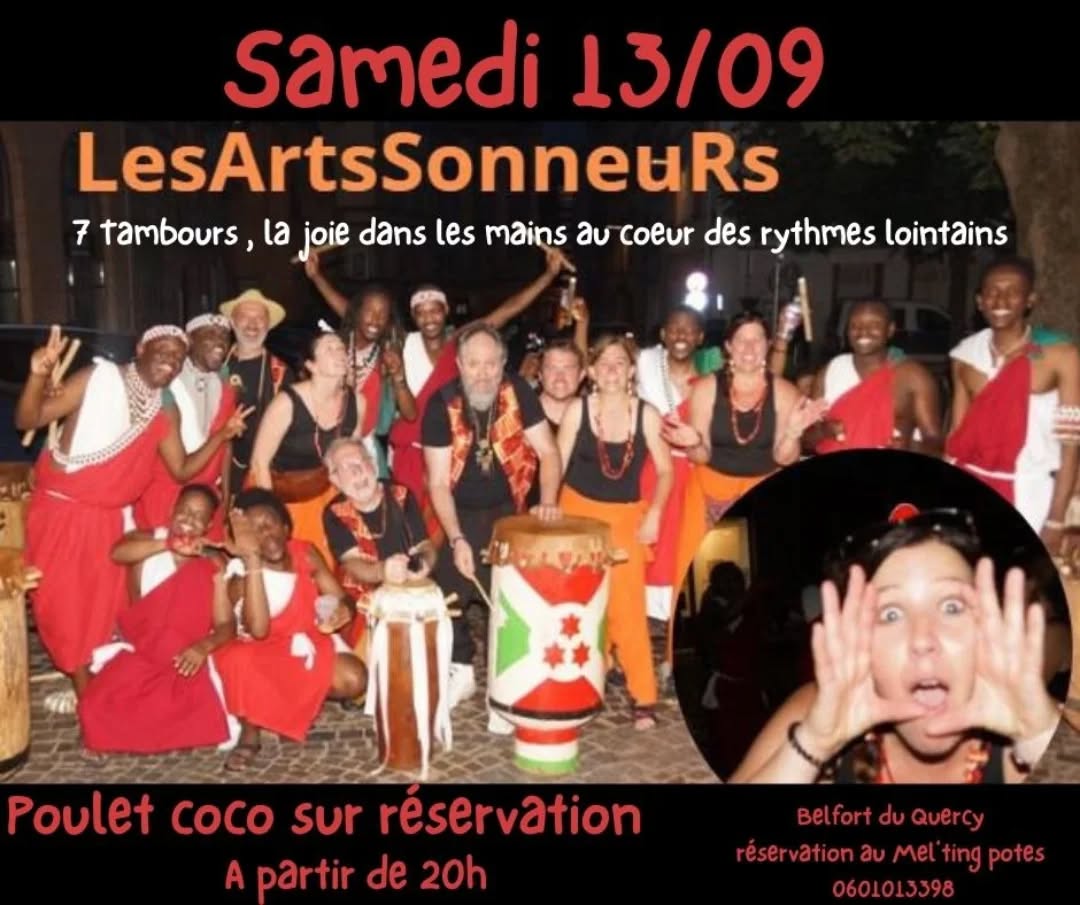 Soirée sénégalaise au Mel'ting Potes