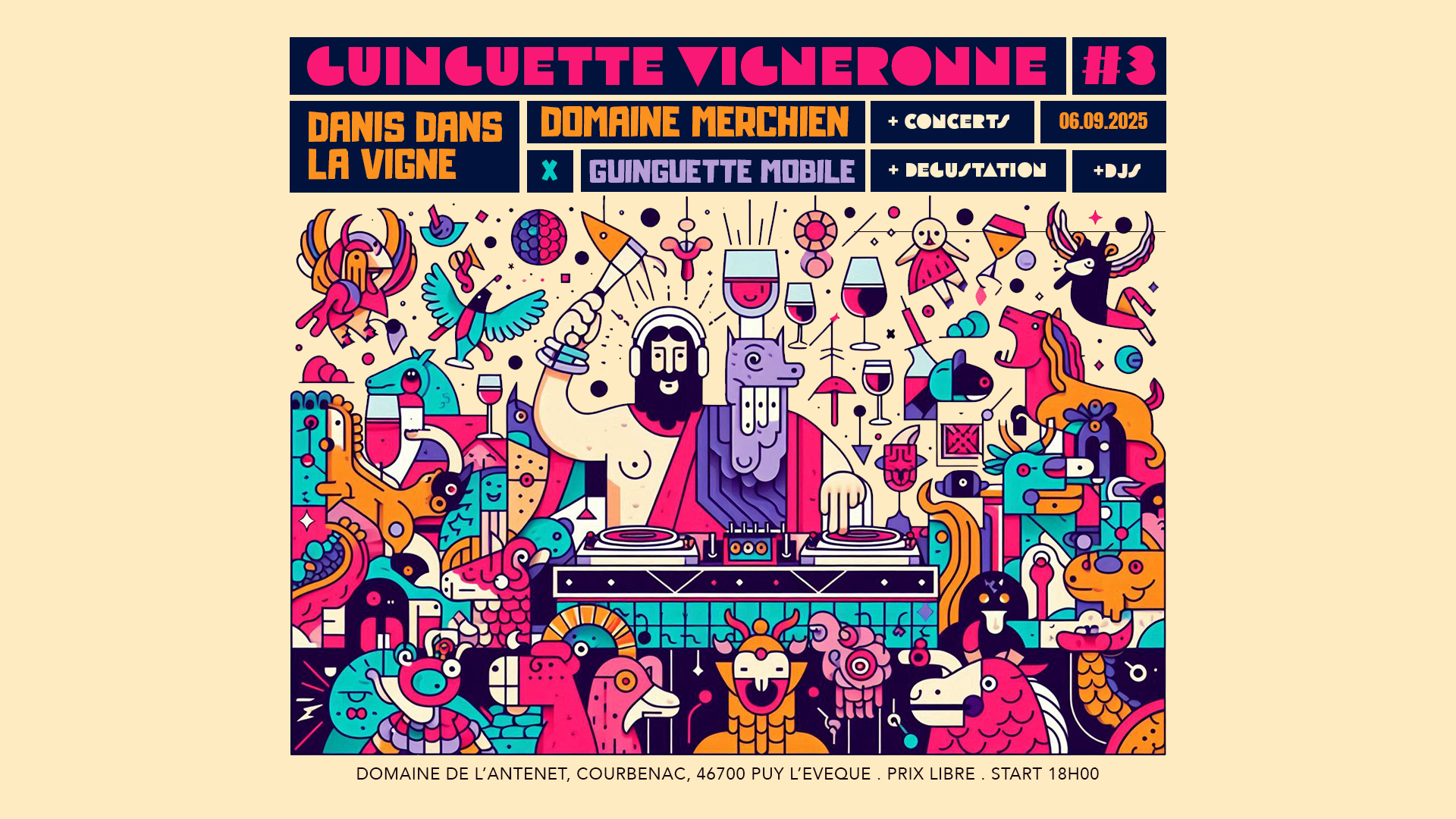 Guinguette vigneronne à la Guinguette d'Albas