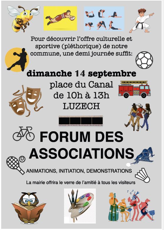 Forum des associations à Luzech