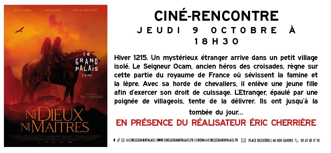 Ciné rencontre : "Ni dieux ni maîtres"