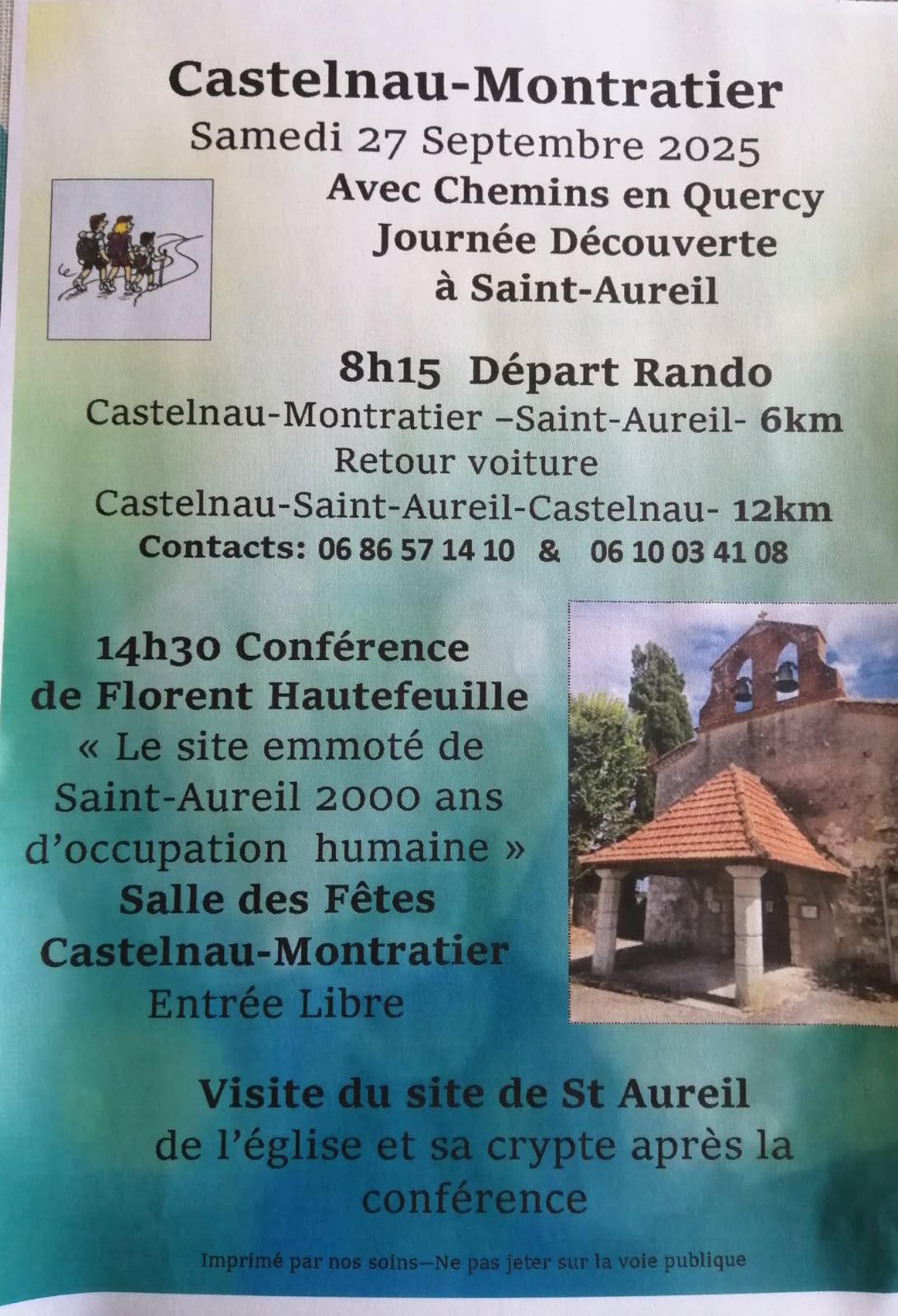 Journée découverte de Saint-Aureil